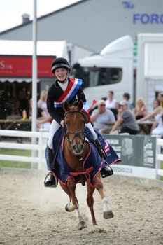 Worth the wait for Holly Cole and Caramel III in the Pony British Novice Championship Final
